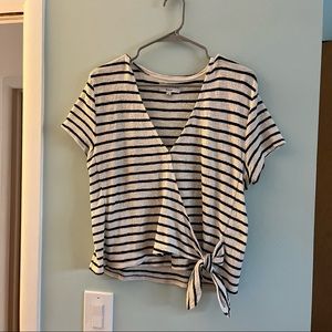 Madwell Texture and Thread Wrap Top Medium